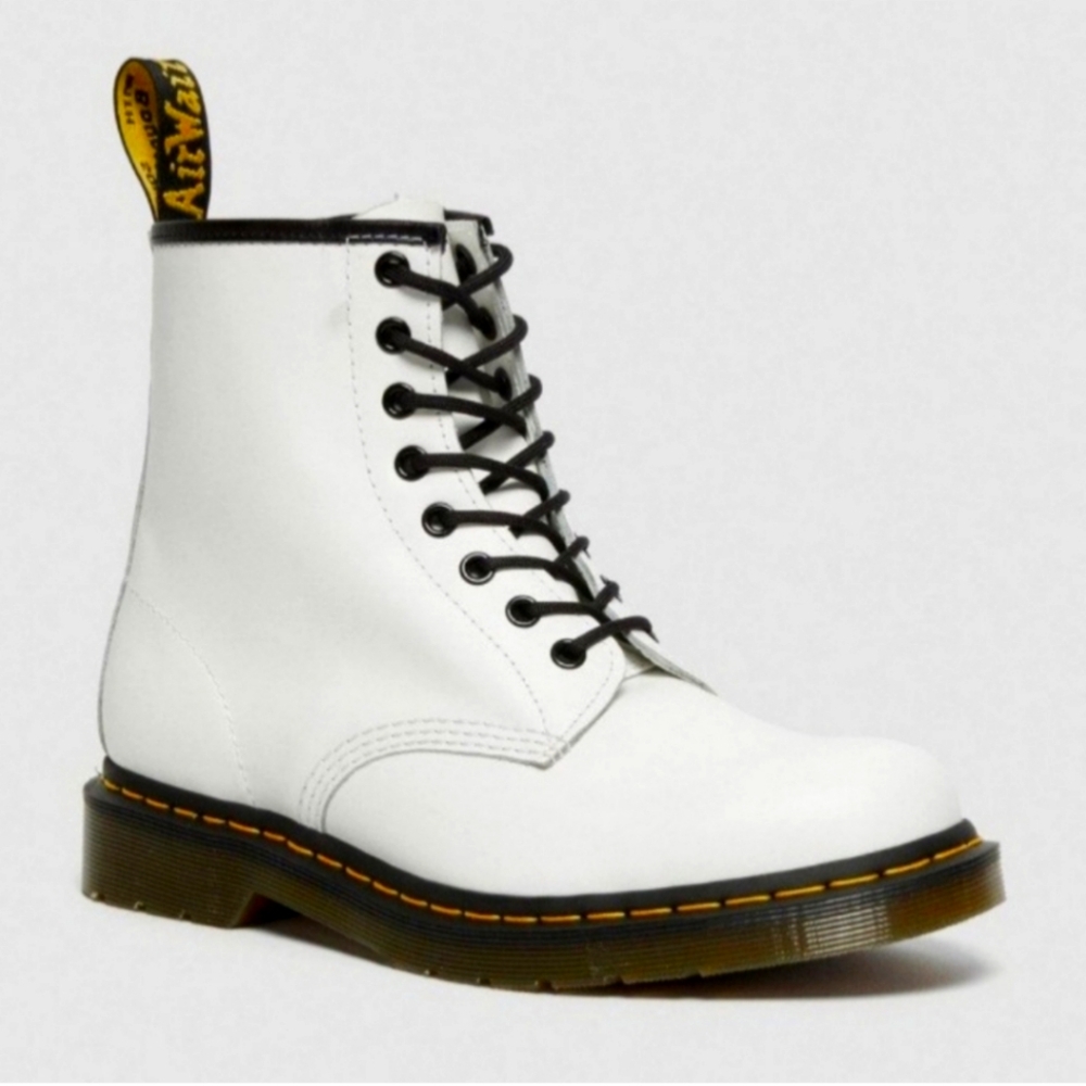 🔥$170 DR MARTENS AIR WAIT 1460 SMOOTH LEATHER LACE UP BOOTS Women's 7 MINT COND